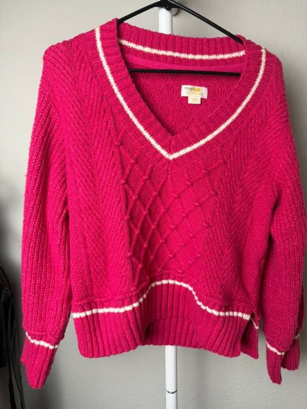 Maeve Tilly V-Neck Pullover Sweater